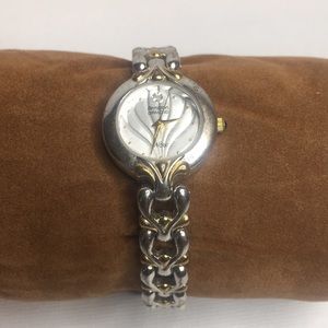 Lady’s watch, gold and silver